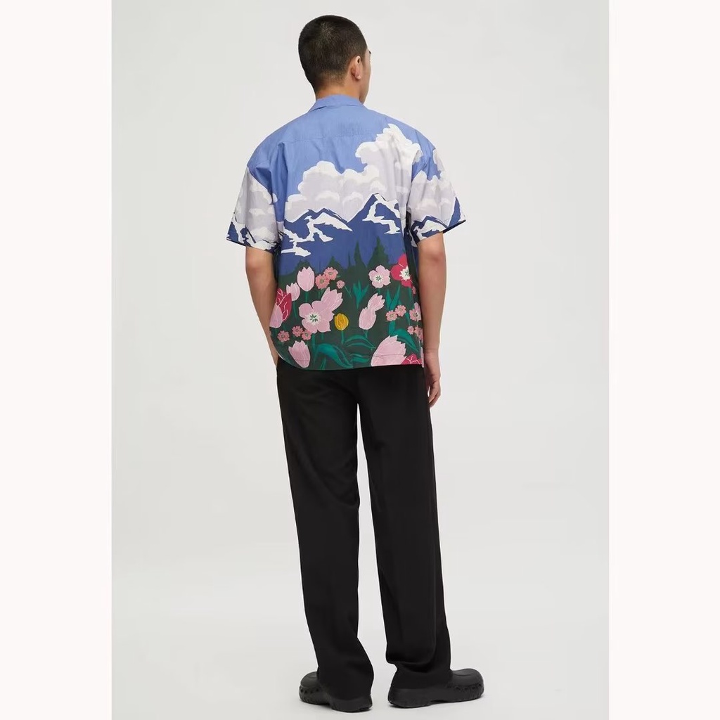 Áo Sơ Mi In Họa Tiết Thời Trang Mùa Hè Cho Nam