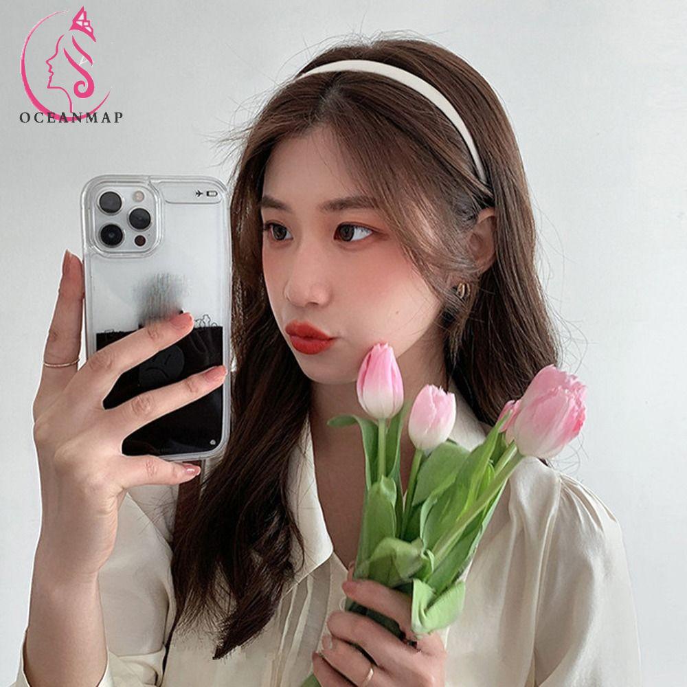 Băng Đô Cài Tóc Bằng Lụa Satin Màu Kẹo Ngọt Chống Trượt Thời Trang Hàn Quốc Dành Cho Bạn Nữ