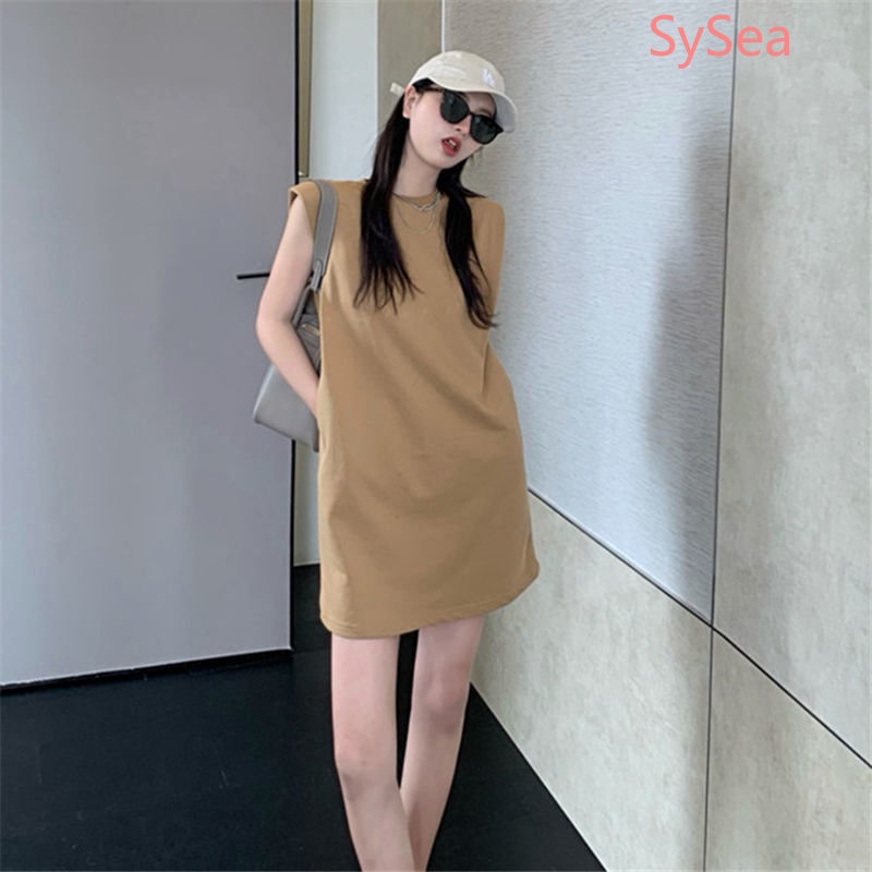 Đầm Dáng Rộng Plus Size Phong Cách Hàn Quốc Thời Trang Mùa Hè Cho Nữ