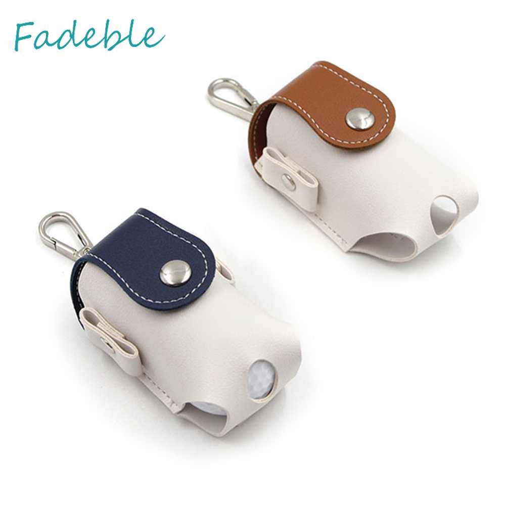 Túi Da Đựng Bóng Golf Đeo Hông Kèm Kẹp Tiện Dụng