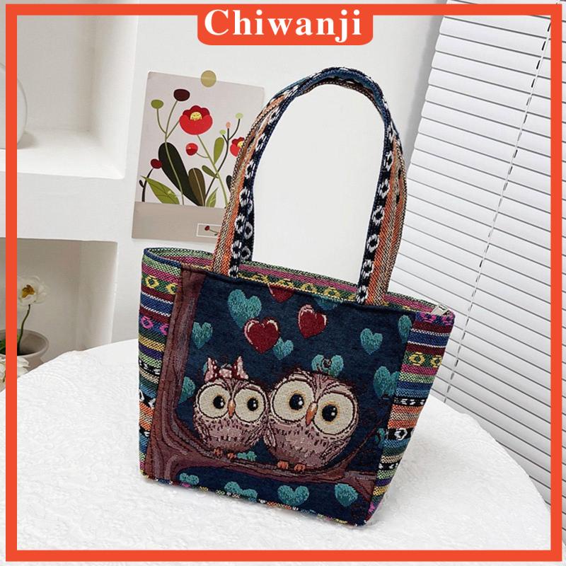 Túi Xách Canvas Phong Cách Vintage Có Thể Tái Sử Dụng