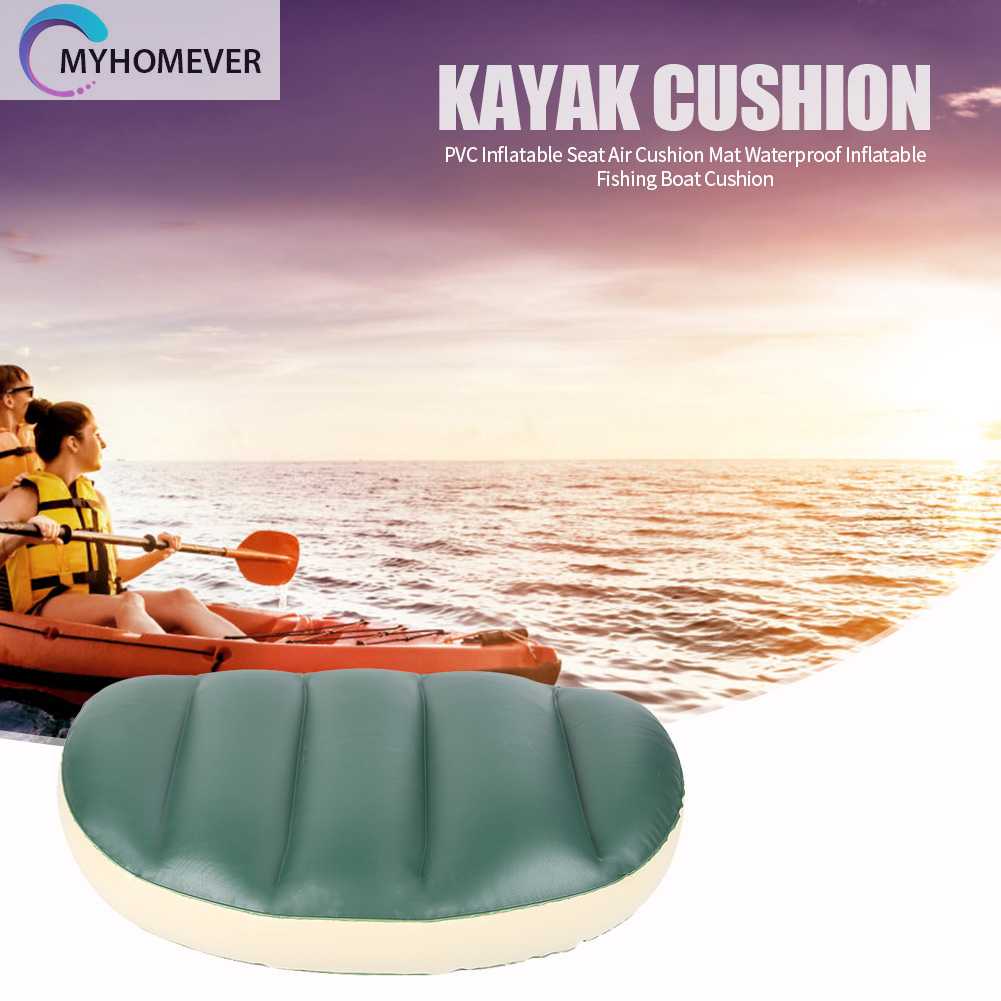 Đệm Ngồi Bơm Hơi Bằng PVC Bền Dành Cho Thuyền Kayak / Câu Cá