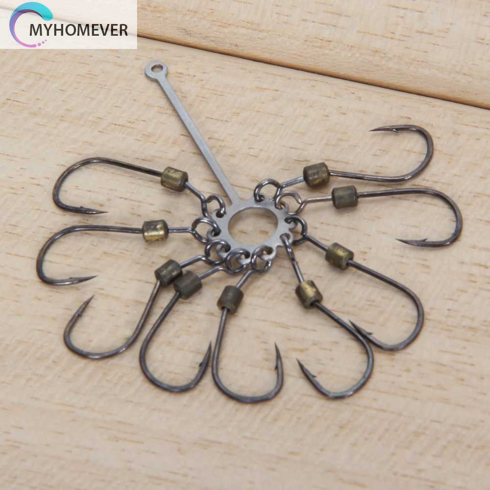 Set 2 Lưỡi Câu Cá Bằng Thép Cacbon Chất Lượng Cao #8