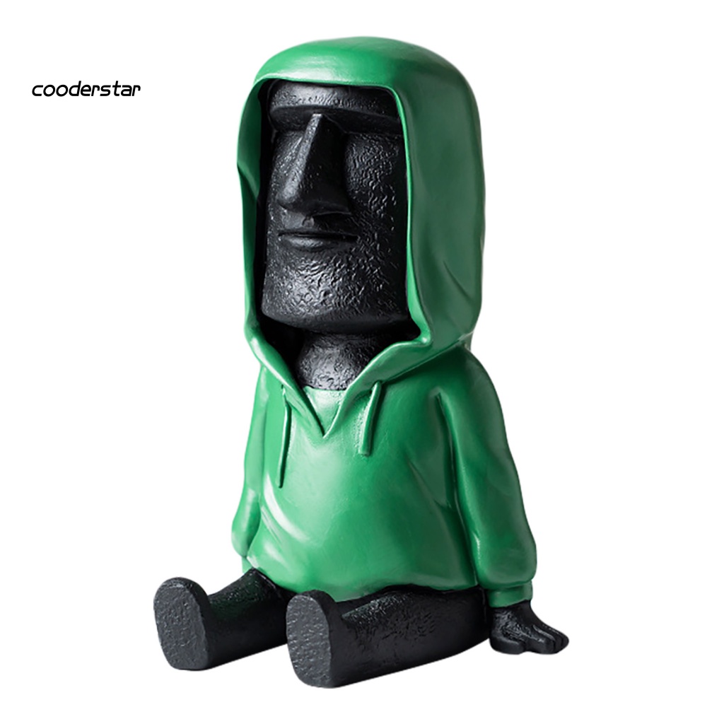 Giá Đỡ Điện Thoại Để Bàn Hình Tượng Đá Moai Phong Cách Retro