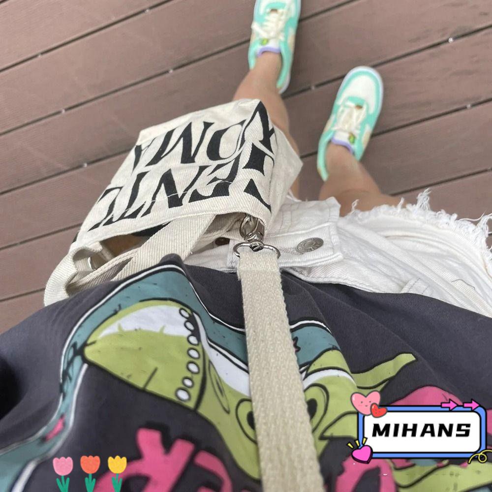 Túi Vải Canvas Có In Chữ Thời Trang Đa Năng Tiện Dụng