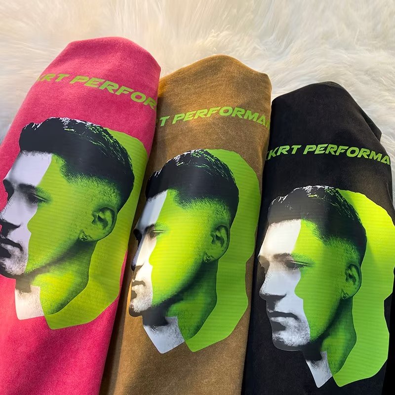 Áo Thun Nam Tay Ngắn Phong Cách Âu Mỹ Cá Tính