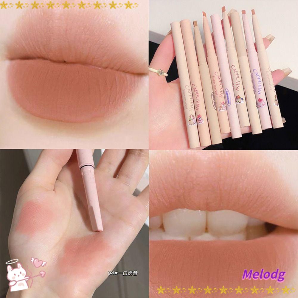 Son Môi Dạng Bút Mềm Mại Chống Thấm Nước Lâu Trôi Không Dính Ly