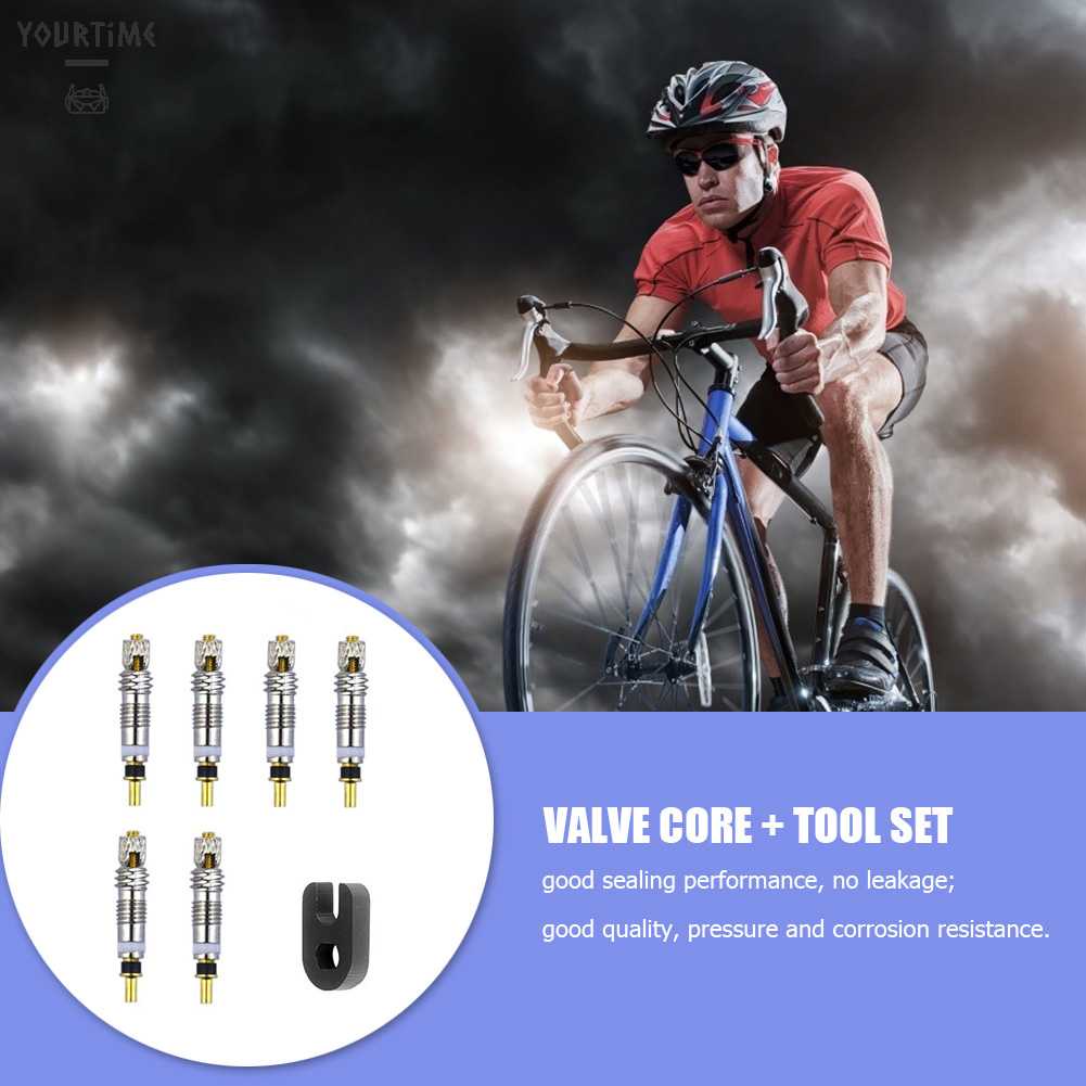 2 / 6 / 12 Lõi Van Xe Đạp Kèm Dụng Cụ Tháo Gỡ