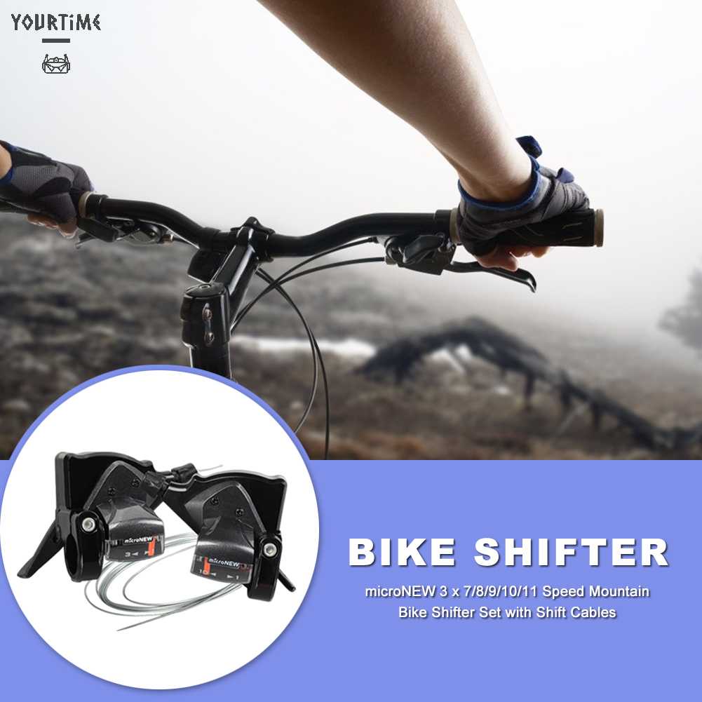 Micronew Bộ Cần Sang Số Xe Đạp Leo Núi Tốc Độ 3X7 / 8 / 9 / 10 / 11