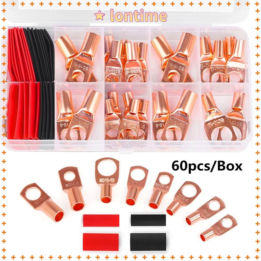 Set 60 Đầu Nối Dây Điện SC6-SC16 Bằng Đồng Chuyên Dụng