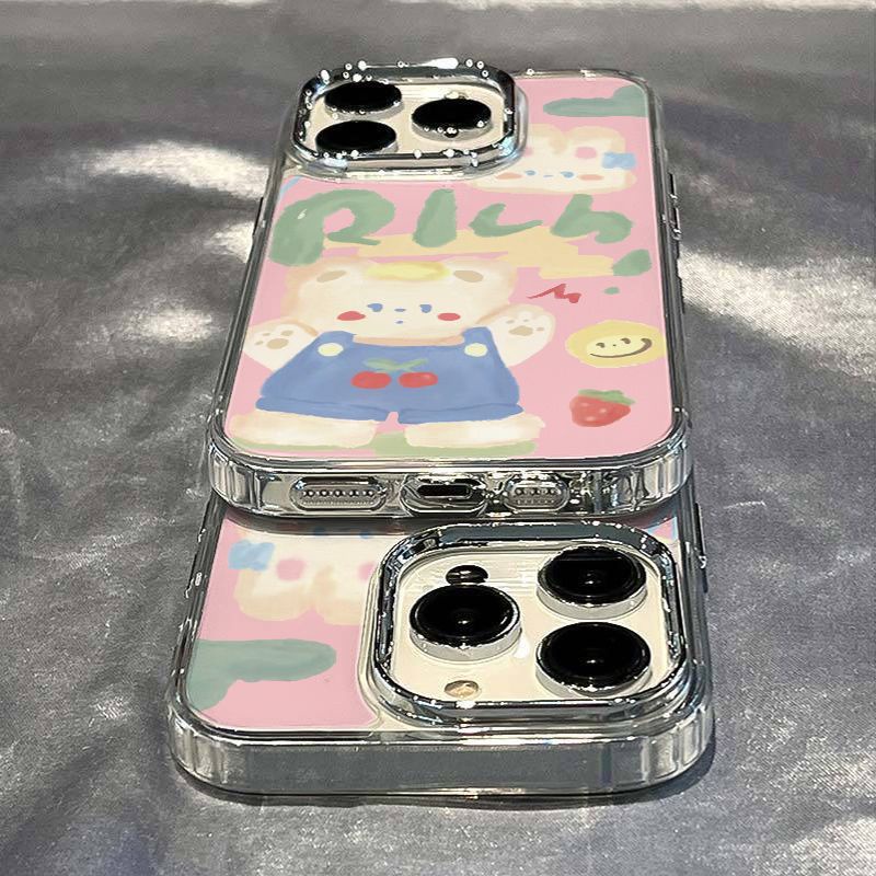 ✅Ốp Điện Thoại Mềm Chống Sốc In Hình Gấu Cho Iphone 11 Plus 7 14 Pro Max 12 8 Max 13