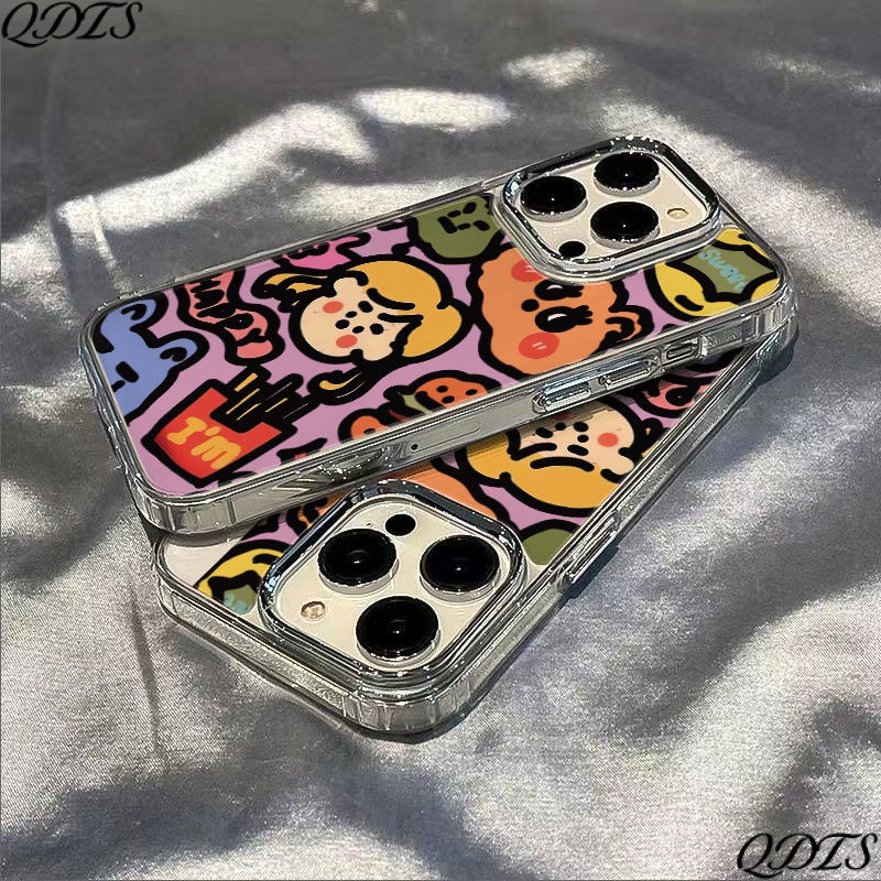 ✅Ốp Điện Thoại Mềm Chống Sốc Họa Tiết Graffiti 137 Cho Iphone max11 814pro / Apple plusiPhone12 KRPZ