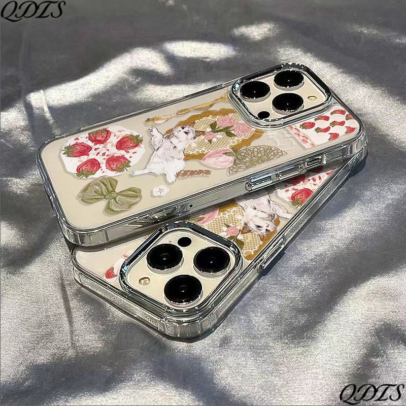 ✅Mèo Phong Cách Ins131114Ốp Điện Thoại Mềm AXVL Chống Sốc Đơn Giản Cho Iphone Pro7iphone12xsplus 8max