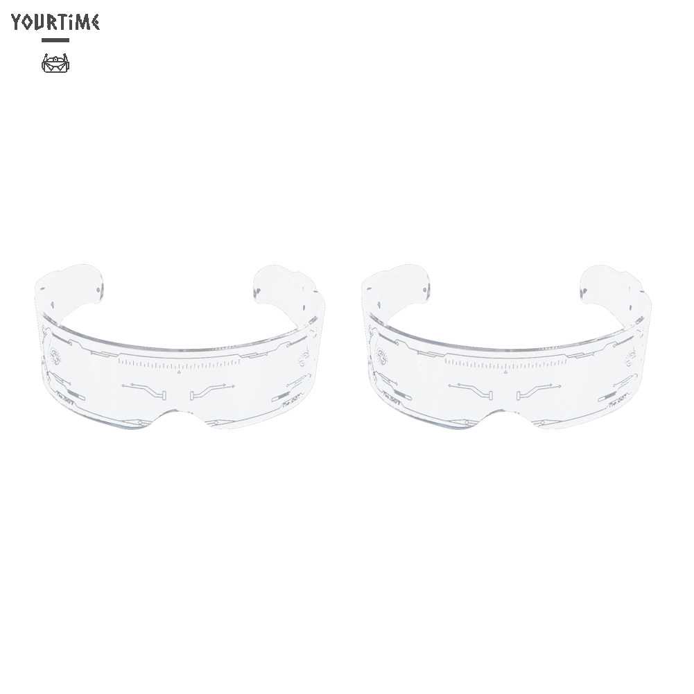 Mắt Kính Gọng Nhựa Acrylic Có Đèn LED Phát Sáng Độc Đáo