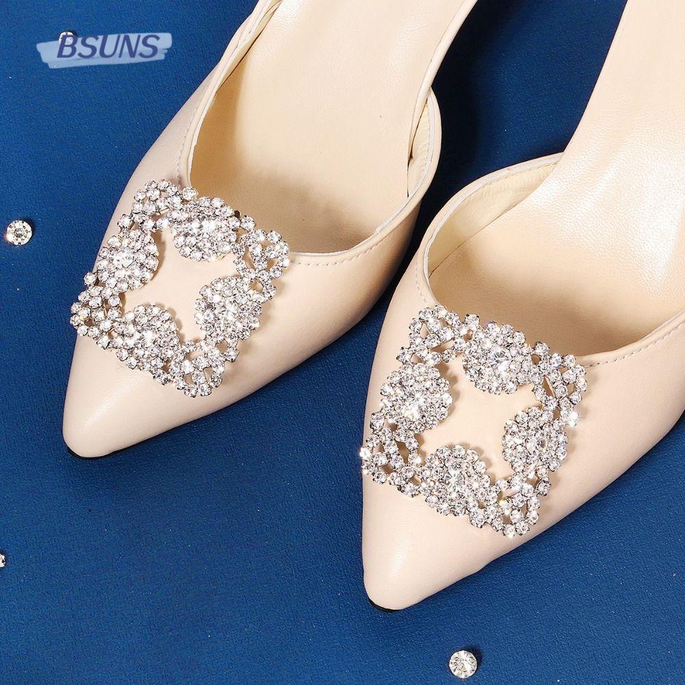 Bsuns 2 Cái Kẹp Giày Cưới|Giày Cao Gót Thiết Kế Sang Trọng Thời Trang Cho Cô Dâu