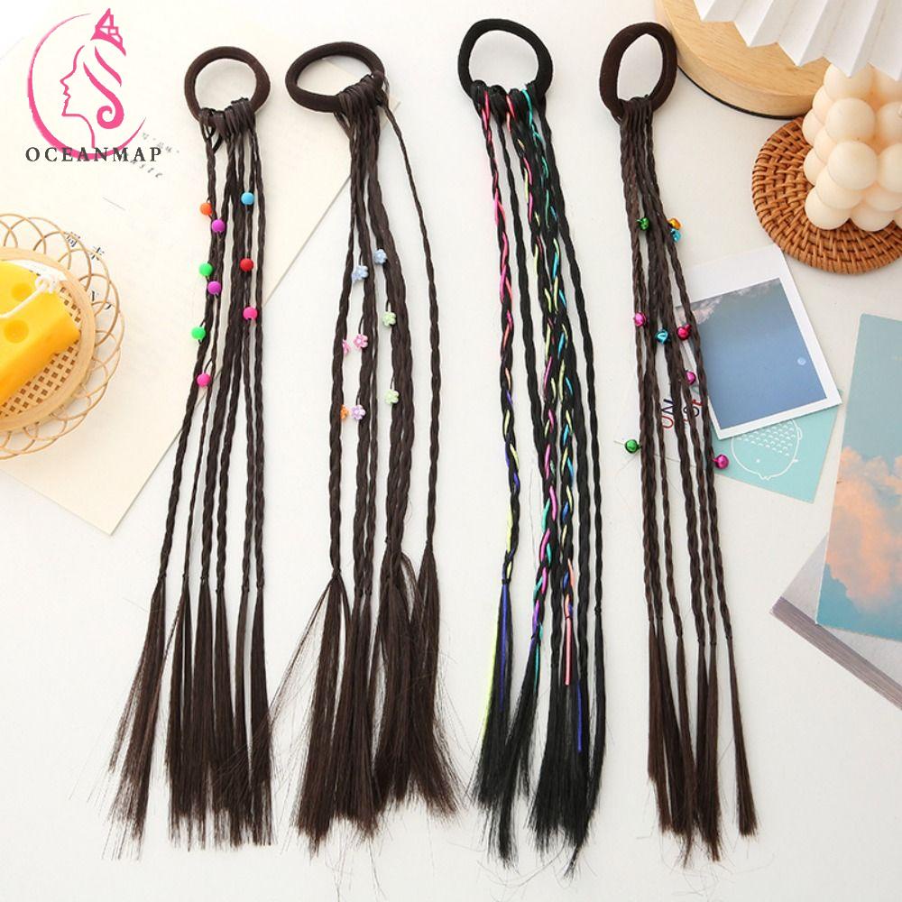 Tóc Giả Kiểu Thắt Bím Bằng Sợi Tổng Hợp Cách Nhiệt Dành Cho Bé Gái