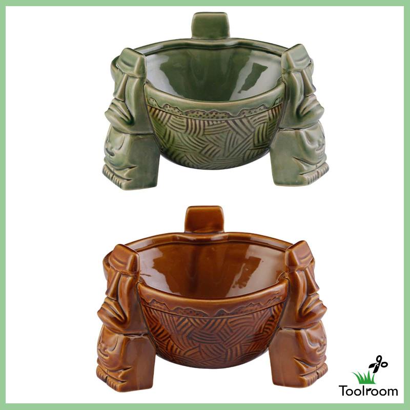 Cốc Uống Nước Bằng Sứ 1000ml Chủ Đề Tiki Sáng Tạo