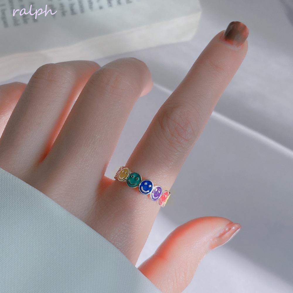 Nhẫn Hợp Kim Hình Hoa Nhỏ Xinh Xắn Phong Cách Hàn Quốc Cho Nữ