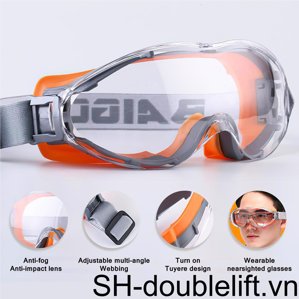 Kính Bảo Hộ Co Giãn Chống Bụi Chống Văng Có Thể Điều Chỉnh Dùng Khi Chơi Thể Thao
