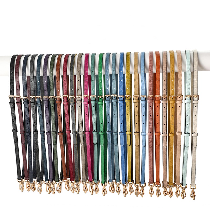 Dây đeo vai bằng da bò lớp trên cùng có thể điều chỉnh rộng 1,2cm Dây đeo thay thế cho túi mini LongChamp Thích hợp cho mọi loại túi đeo vai