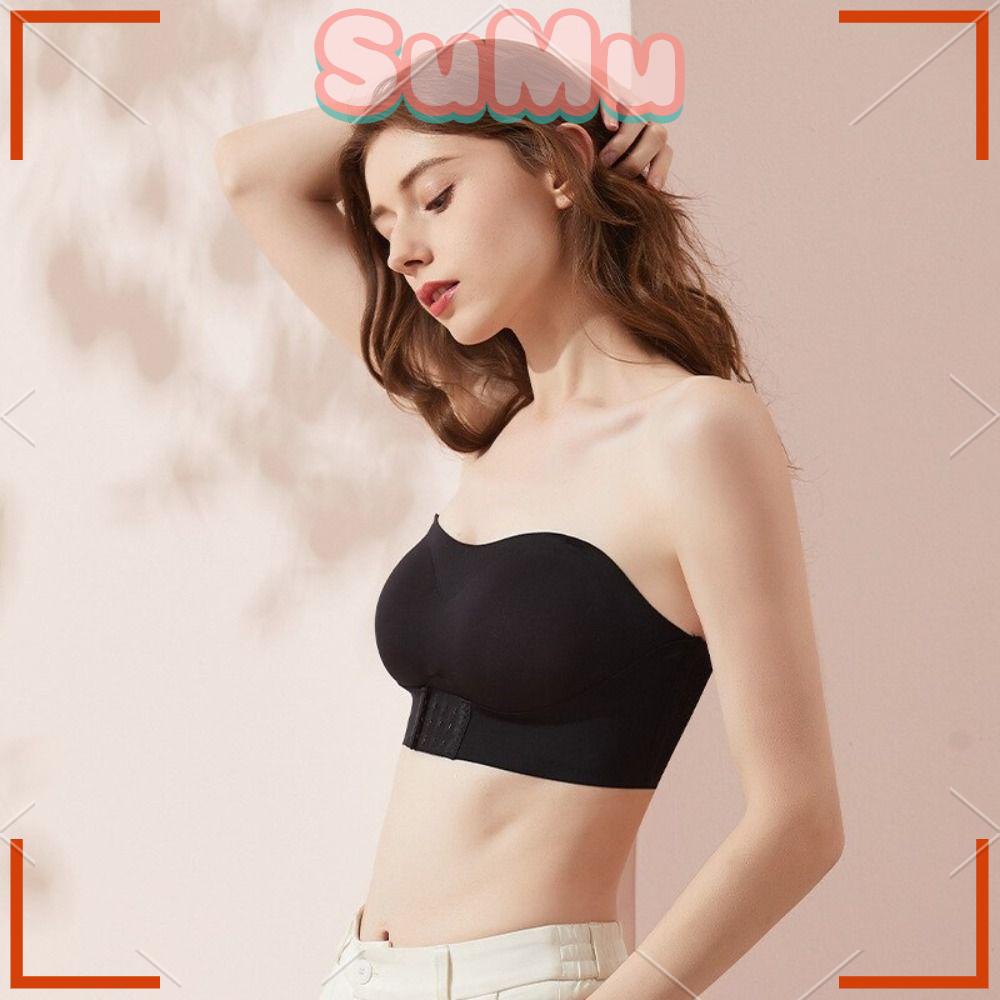 Bra Không Dây Kèm Mút Nâng Ngực Thiết Kế Thoải Mái Quyến Rũ