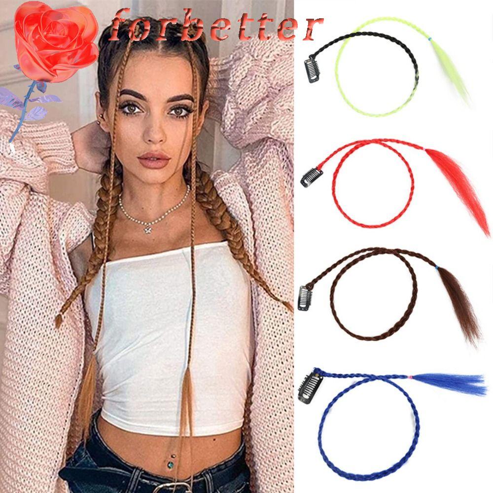 Bím Tóc Giả Bằng Sợi Tổng Hợp Dạng Treo Thời Trang Cho Nữ