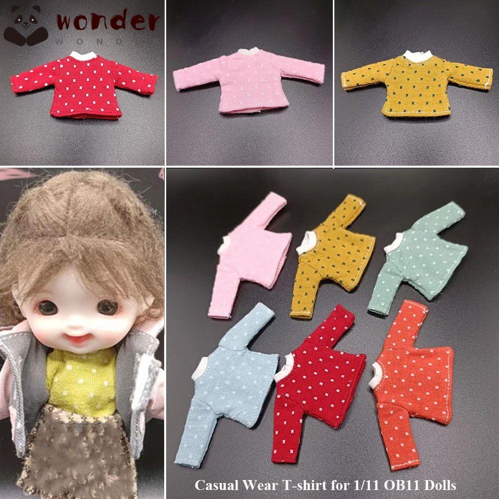 Áo Thun Cotton Xinh Xắn Cho Búp Bê 1 / 11 OB11