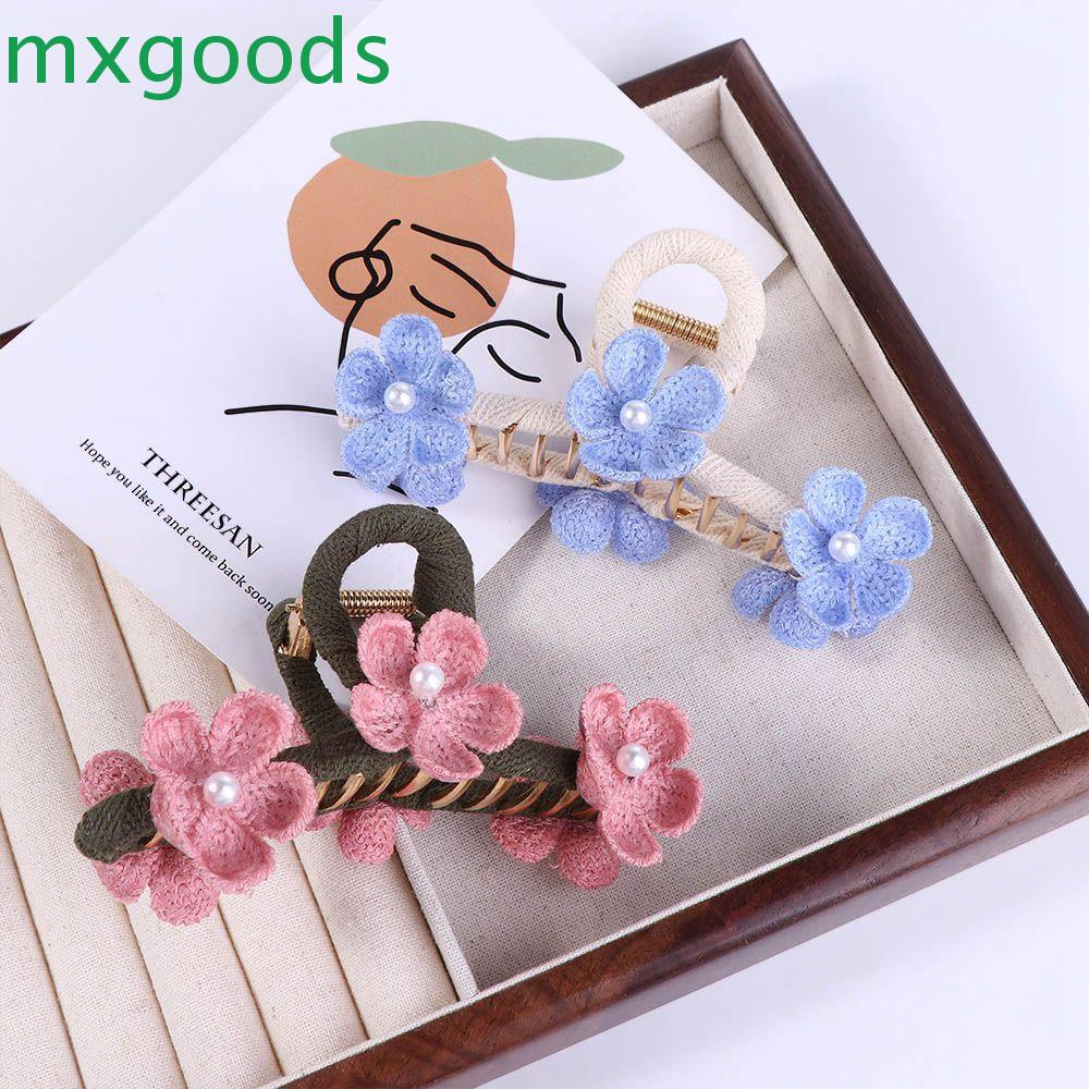 Kẹp Tóc Đuôi Ngựa Hình Cá Mập / Hoa Đơn Giản Ngọt Ngào Cá Tính Cho Nữ MXGOODS