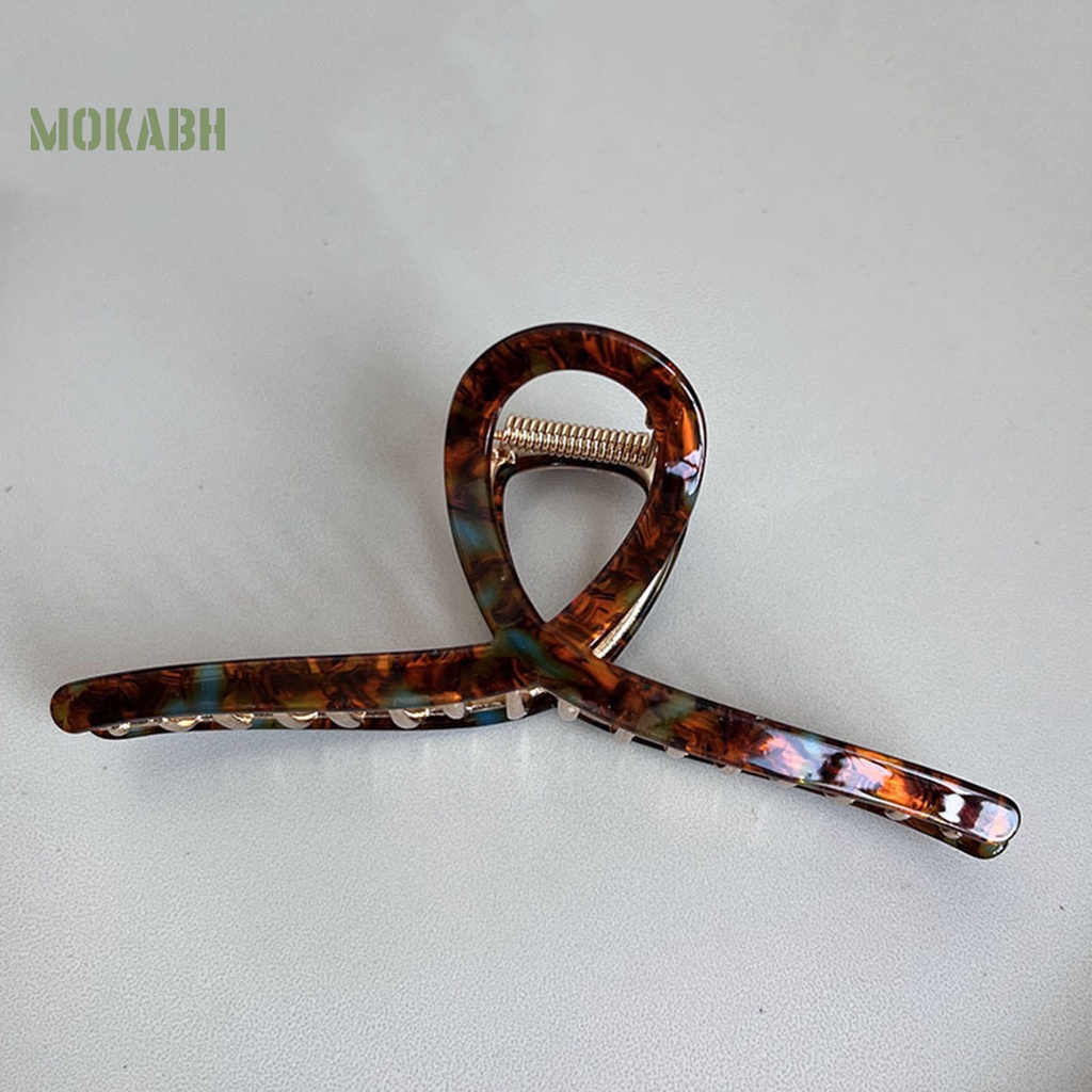 Kẹp Tóc Hình Răng Chéo Phong Cách Vintage Đơn Giản