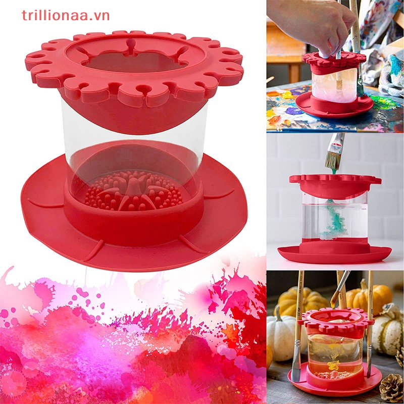 1 Xô Đựng Cọ Trang Điểm Sơn Dầu Tiện Dụng