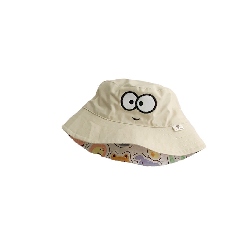Mũ Tai Bèo Hai Mặt Chống Nắng Siêu Dễ Thương Thời Trang Mùa Hè Cho Bé Trai Và Gái