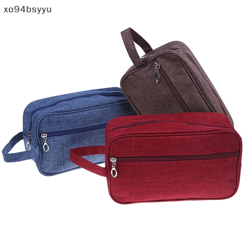 Túi Đựng Mỹ Phẩm xo94bsyyu Bằng Vải Canvas Chống Thấm Nước Tiện Dụng Mang Theo Du Lịch Cho Nam Và