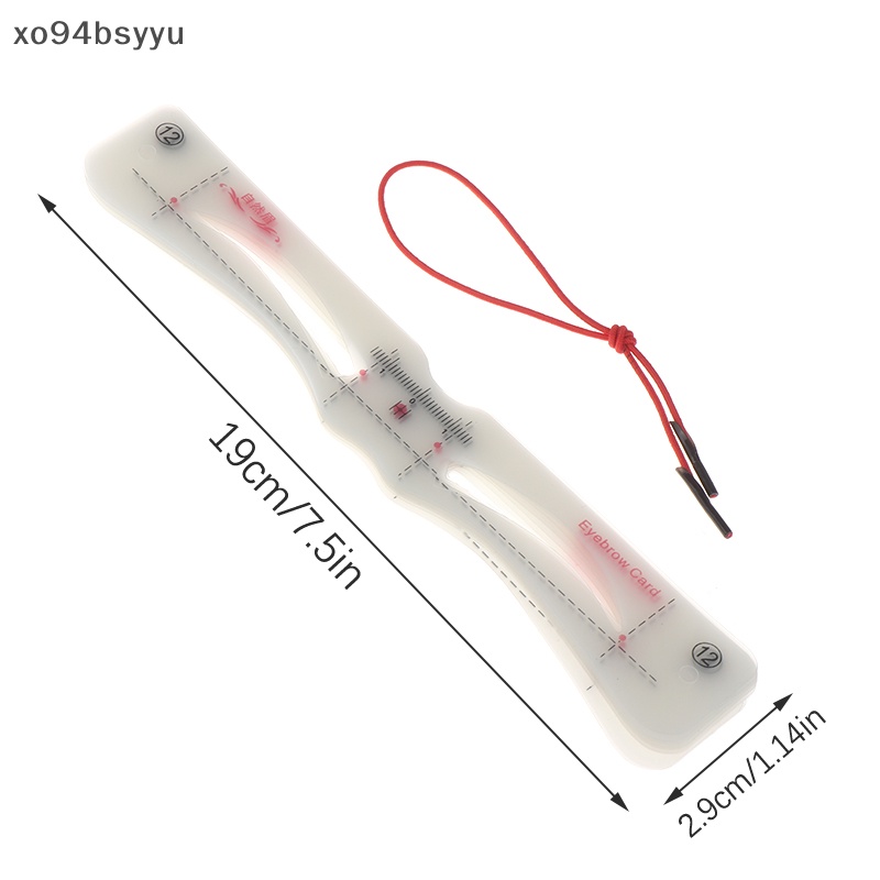 Set 12 Khuôn Kẻ Lông Mày Xo94Bsyu Bằng Silicon Tiện Dụng