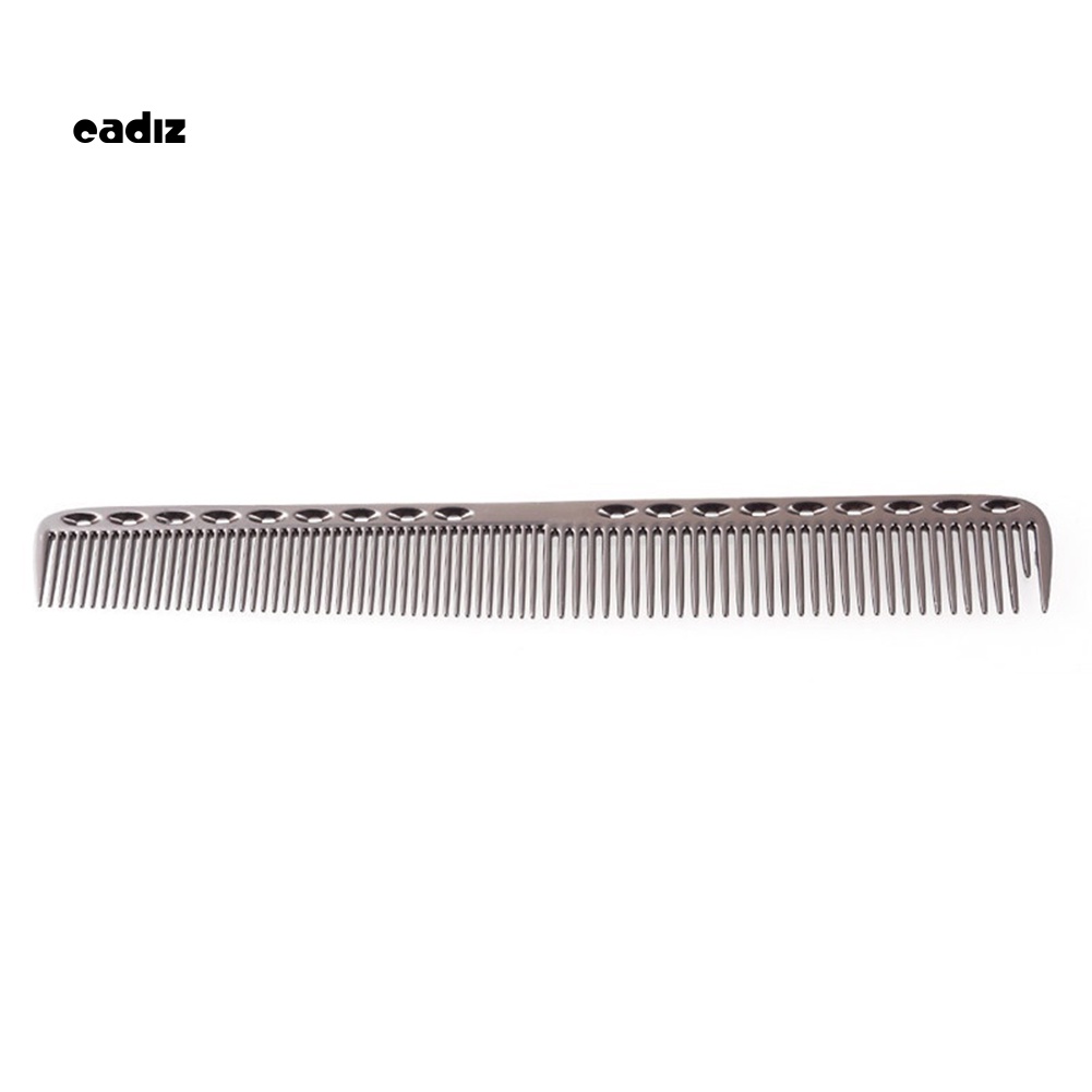 Lược Chải Tóc Bằng Thép Không Gỉ Siêu Mỏng Chống Tĩnh Điện Kèm Túi Đựng