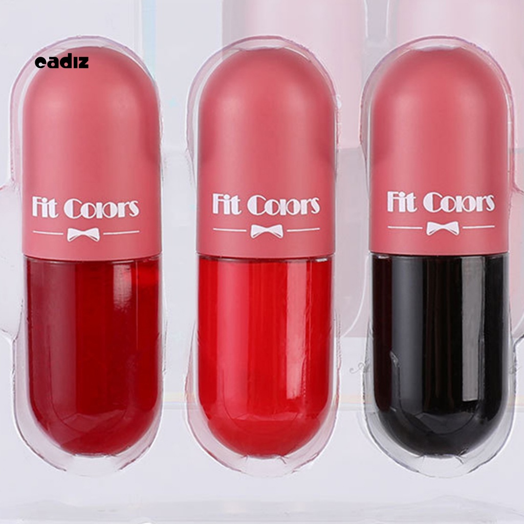 1 Set Son Môi 3X3Ml Hình Viên Con Nhộng Màu Sắc Tươi Tắn Lâu Trôi Không Bết Dính Và Thay Đổi Màu Theo Nhiệt Độ Cho Nữ