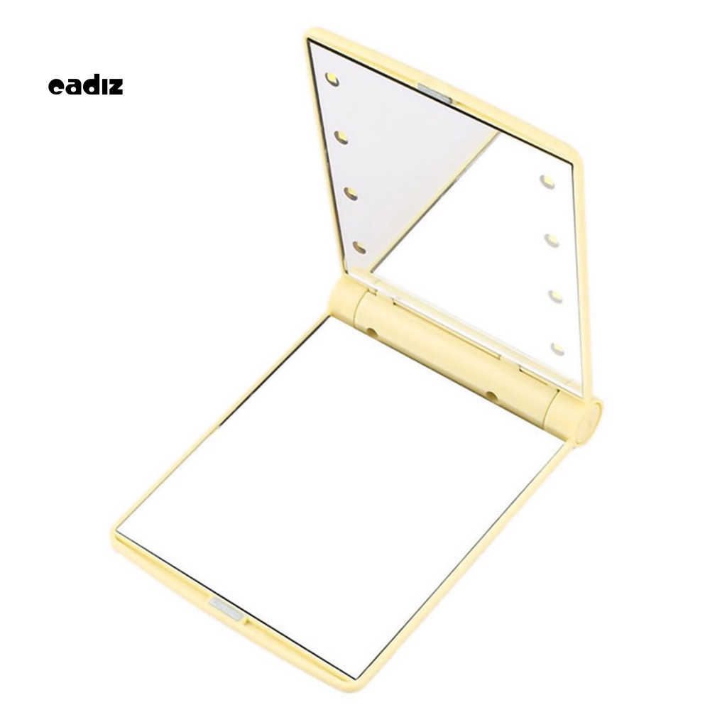 Gương Trang Điểm Để Bàn Gắn 8 Đèn Led Có Thể Điều Chỉnh Độ Sáng