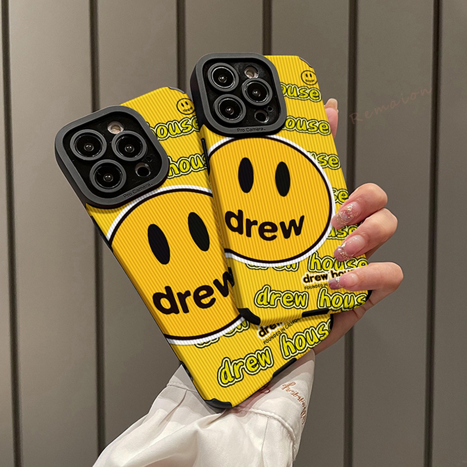 Ốp Điện Thoại Da Drew Mới Cho iPhone 11 12 13 14 Pro MAX 11Pro 13Pro 7 8 Plus X XR XS MAX SE 2020