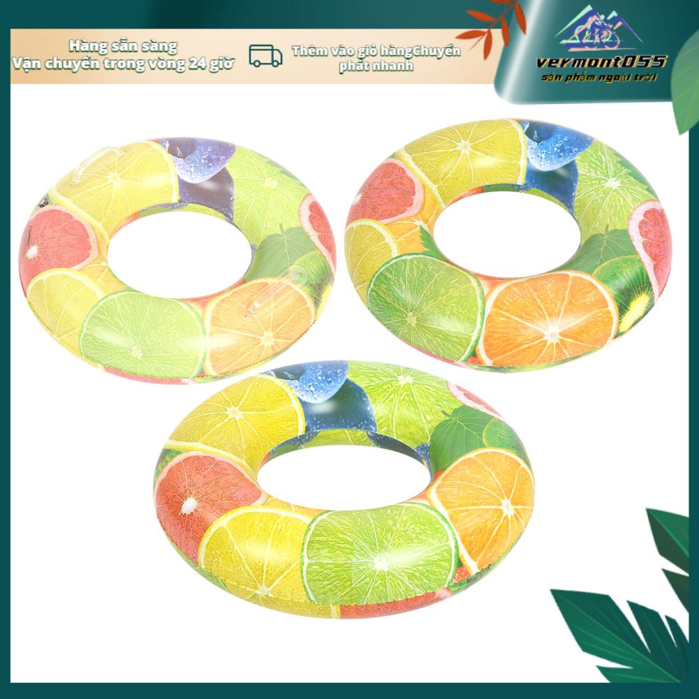 Vermont055 Fruits Inflatable Kids Bơi Ring Baby Pool Float Circle Đồ chơi bể bơi Huấn luyện viên