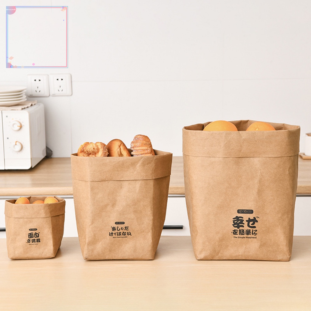 Túi Giấy Kraft Đựng Đồ Đa Năng Có Thể Tái Sử Dụng