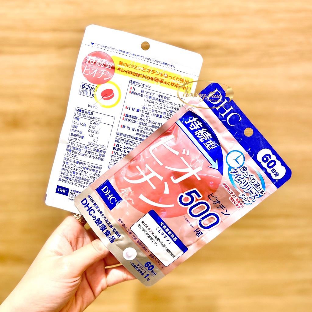 VIÊN UỐNG HỖ TRỢ GIẢM RỤNG TÓC BIOTIN  - HÀNG NỘI ĐỊA NHẬT