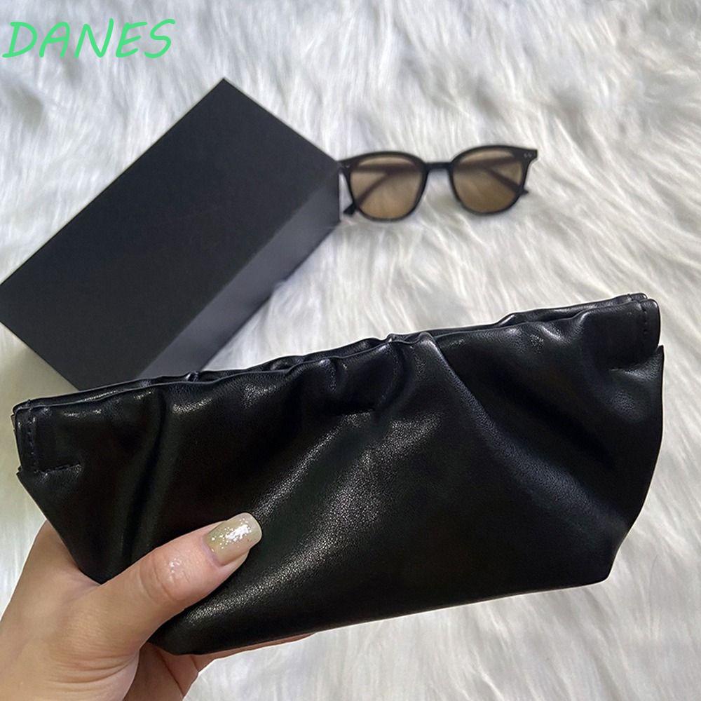 Túi Đựng Mắt Kính Bằng Da PU Mềm Tự Động Đóng Kín Đơn Giản Cho Nữ