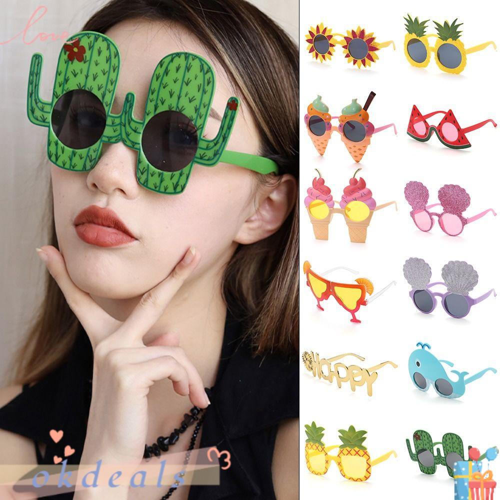 Kính Mát Hình Luau Dễ Thương Dùng Trang Trí Tiệc Bãi Biển