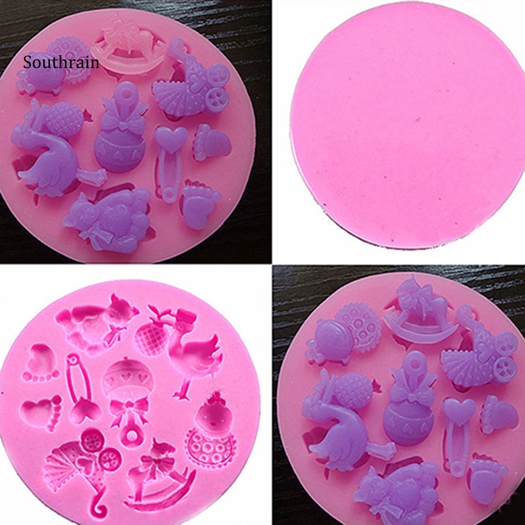 Khuôn Làm Bánh Hình Dấu Chân Gấu Thời Trang DIY