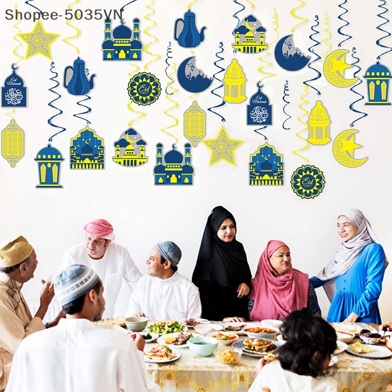 Dây Treo Trang Trí Eid Mubarak Ramadan Mubarak 1.vn