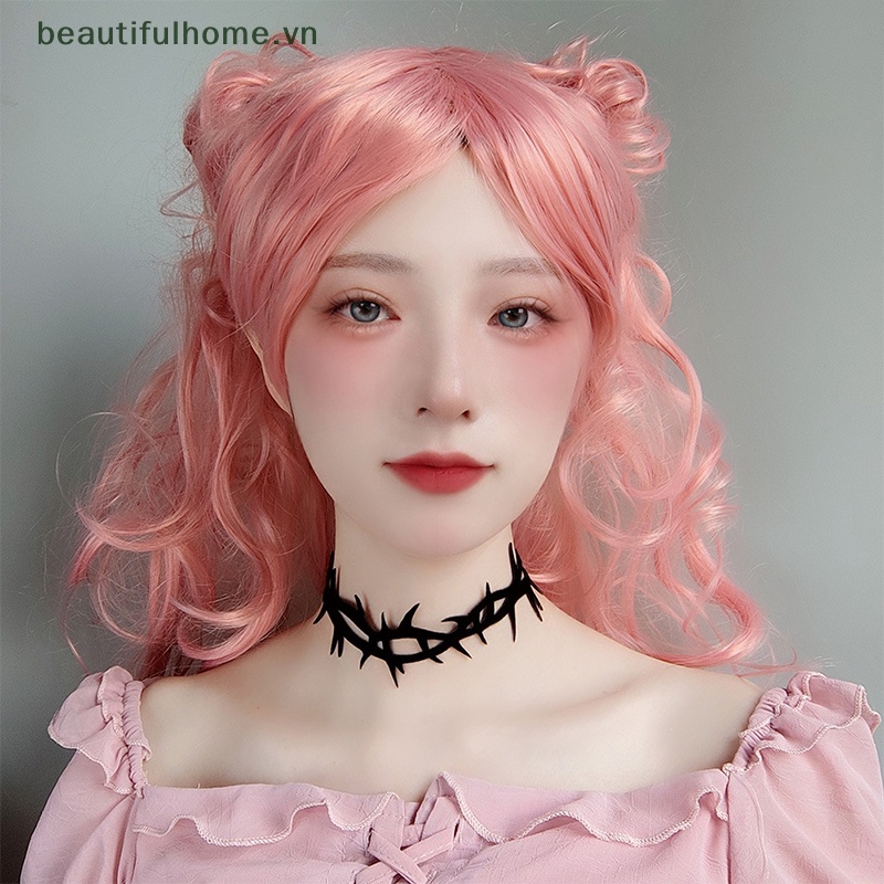 [beautifulhome] Vòng Cổ Choker Hoa Hồng Lớn Thời Trang Punk Quyến Rũ Trang Trí Tiệc Tùng [beauty]