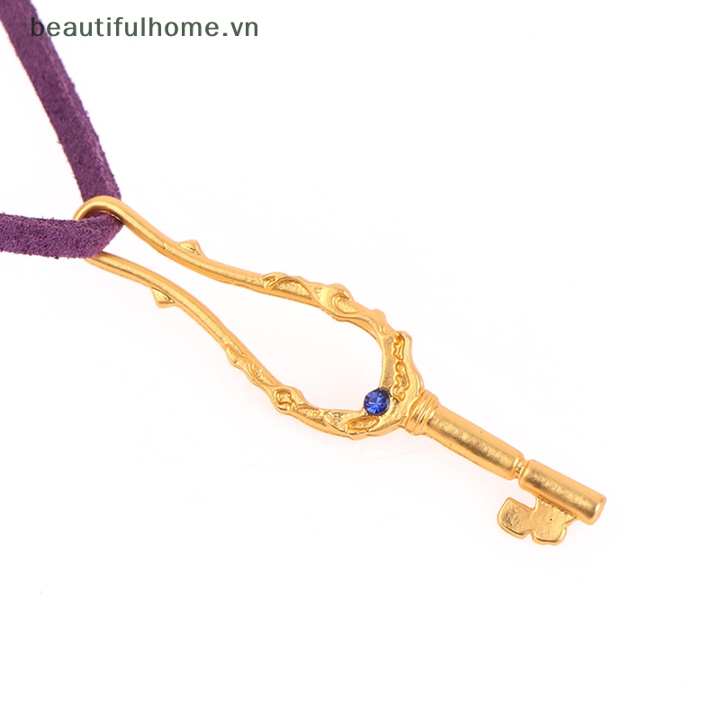 1 Mặt Vòng cổ Hình Chìa Khóa Hoạt Hình Cho Nam Nữ