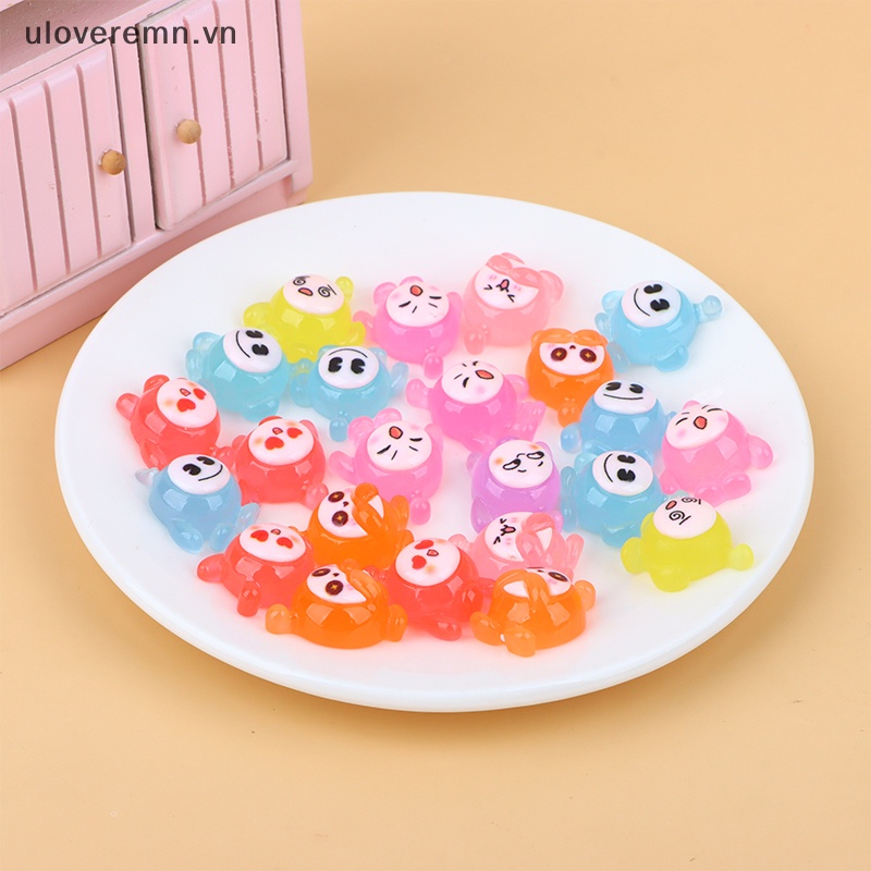 Bộ 5 Tượng Nhỏ Dạ Quang Dùng Trang Trí Tiểu Cảnh