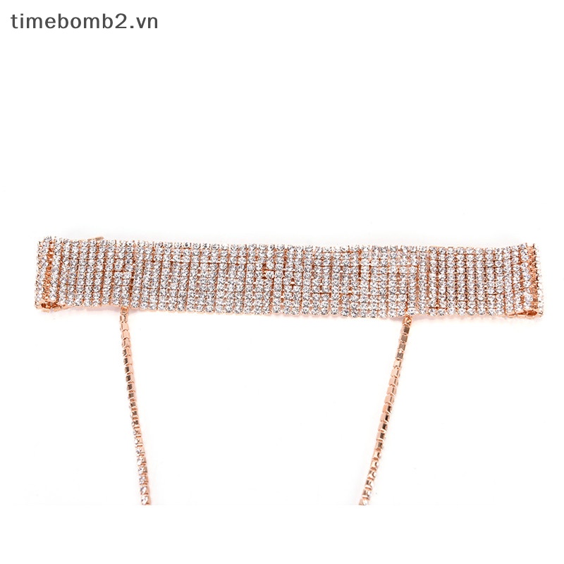 Vòng Cổ Choker Đính Đá Thời Trang Dành Cho Nữ
