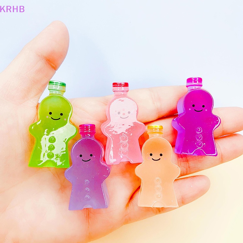 Set 2 Đồ trang trí Nhân Vật Gingerbread Man Phát Sáng Trong Tối Trang Trí Tiểu Cảnh Mới