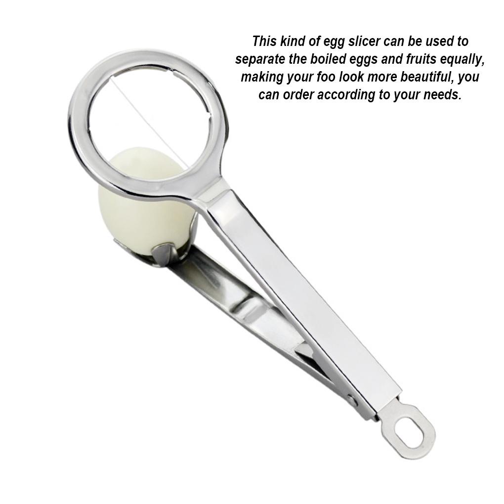 Dụng Cụ Cắt Trứng Luộc Cầm Tay Bằng Thép Không Gỉ 304 Cao Cấp